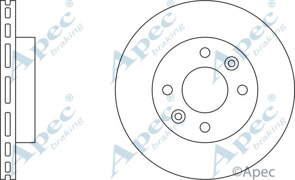 APEC DSK265 - Disque de frein cwaw.fr