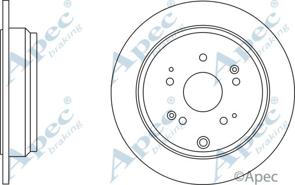 APEC DSK2663 - Disque de frein cwaw.fr