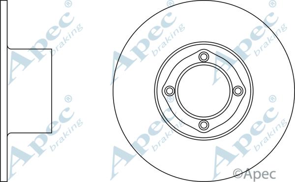 APEC DSK266 - Disque de frein cwaw.fr