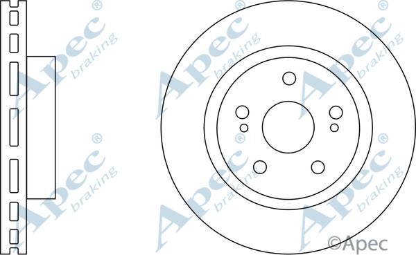 APEC DSK2606 - Disque de frein cwaw.fr