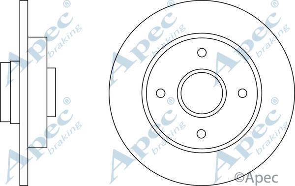 APEC DSK2608 - Disque de frein cwaw.fr