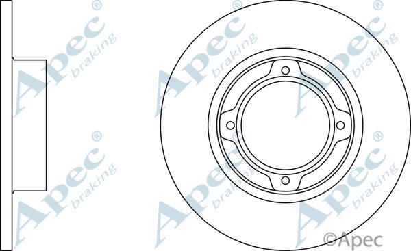 APEC DSK260 - Disque de frein cwaw.fr