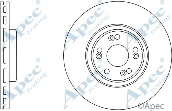 APEC DSK2614 - Disque de frein cwaw.fr