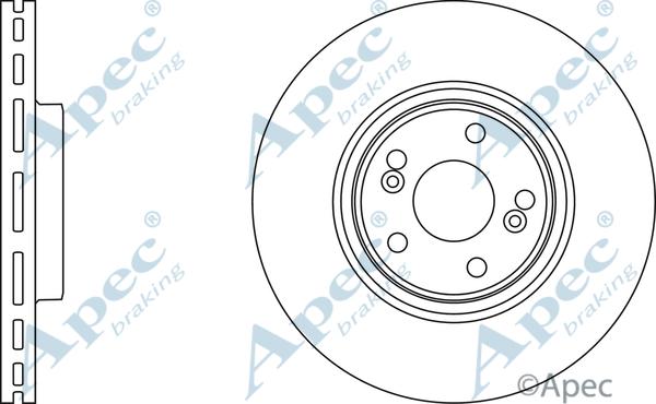 APEC DSK2615 - Disque de frein cwaw.fr