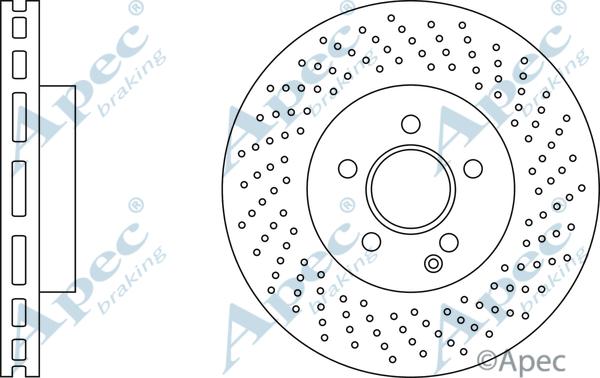 APEC DSK2616 - Disque de frein cwaw.fr