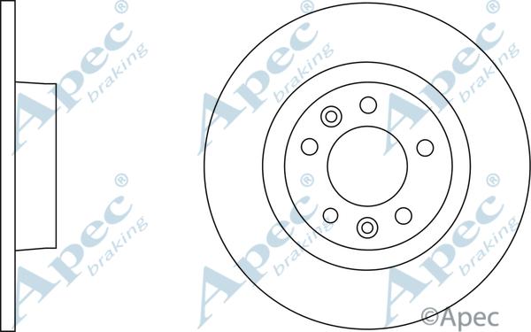 APEC DSK2612 - Disque de frein cwaw.fr