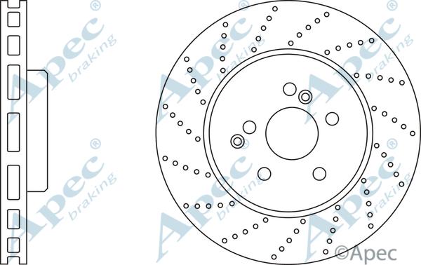 APEC DSK2684 - Disque de frein cwaw.fr