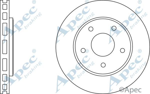 APEC DSK2686 - Disque de frein cwaw.fr