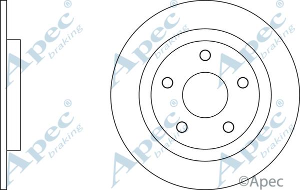 APEC DSK2687 - Disque de frein cwaw.fr