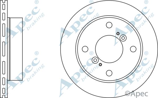 APEC DSK268 - Disque de frein cwaw.fr