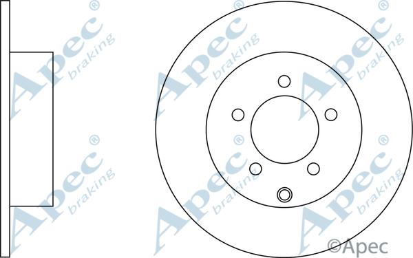 APEC DSK2639 - Disque de frein cwaw.fr