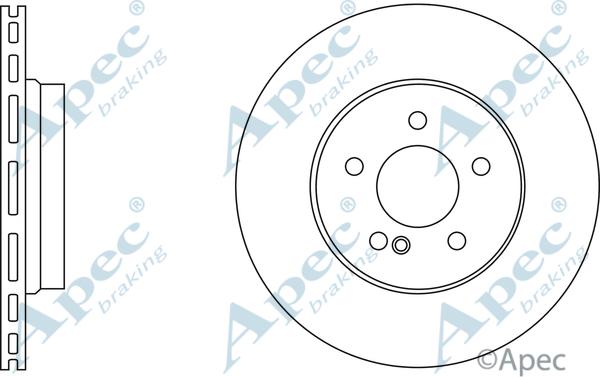 APEC DSK2636 - Disque de frein cwaw.fr