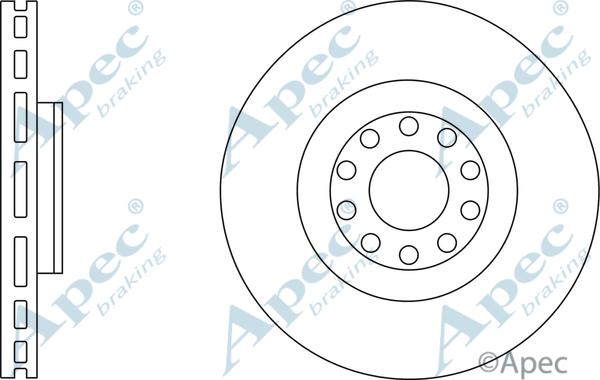 APEC DSK2631 - Disque de frein cwaw.fr