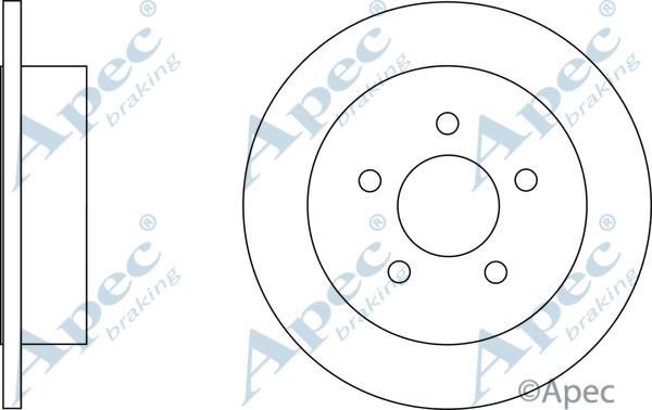 APEC DSK2637 - Disque de frein cwaw.fr