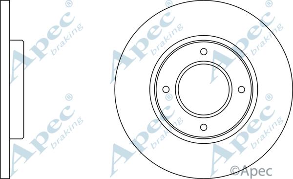 APEC DSK263 - Disque de frein cwaw.fr