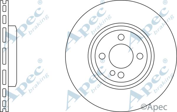 APEC DSK2626 - Disque de frein cwaw.fr