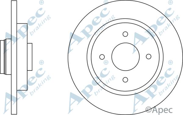 APEC DSK2628 - Disque de frein cwaw.fr