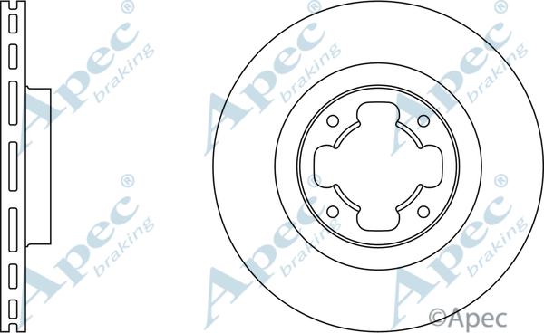 APEC DSK262 - Disque de frein cwaw.fr