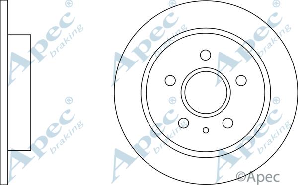 APEC DSK2675 - Disque de frein cwaw.fr