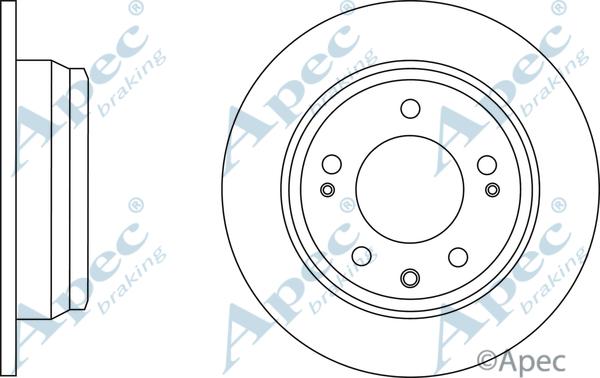 APEC DSK2672 - Disque de frein cwaw.fr