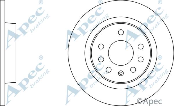 APEC DSK2091 - Disque de frein cwaw.fr