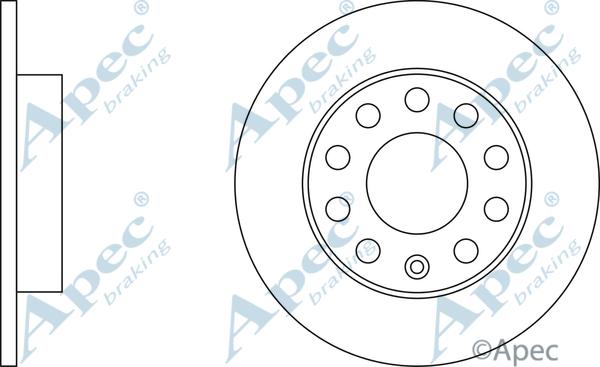 APEC DSK2098 - Disque de frein cwaw.fr