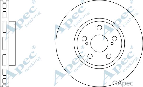 APEC DSK2093 - Disque de frein cwaw.fr