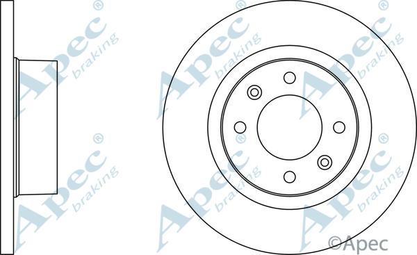 APEC DSK2097 - Disque de frein cwaw.fr