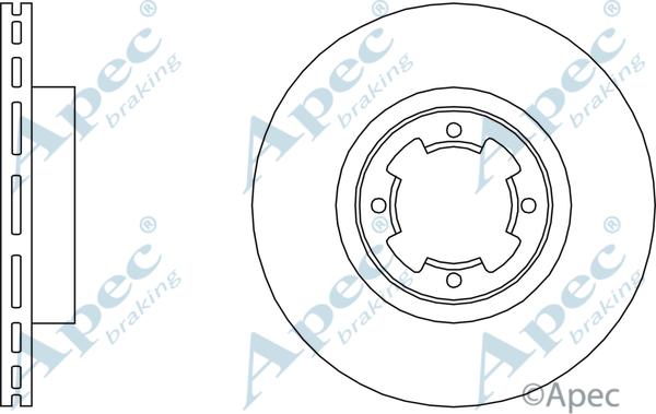 APEC DSK209 - Disque de frein cwaw.fr