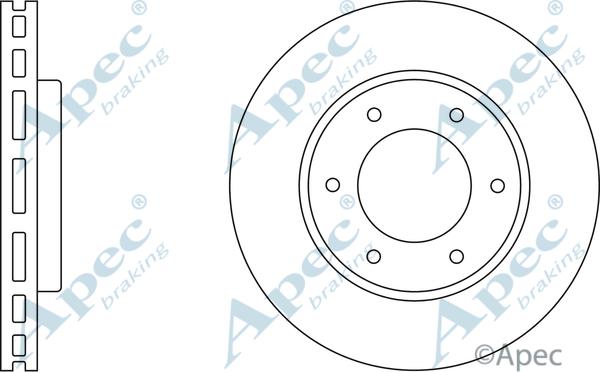 APEC DSK2049 - Disque de frein cwaw.fr