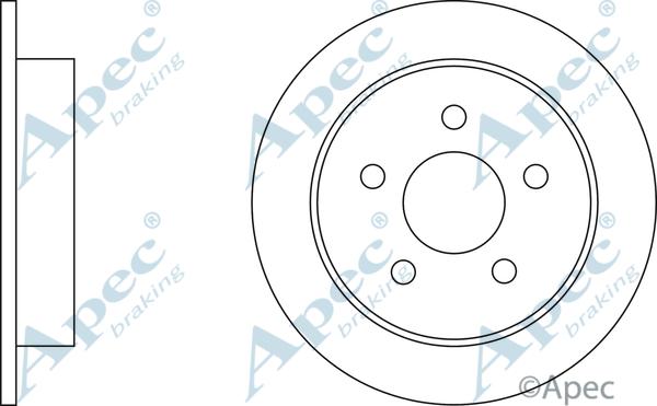 APEC DSK2046 - Disque de frein cwaw.fr