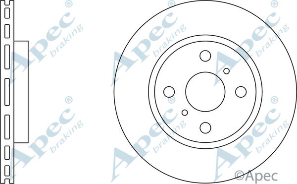 APEC DSK2048 - Disque de frein cwaw.fr