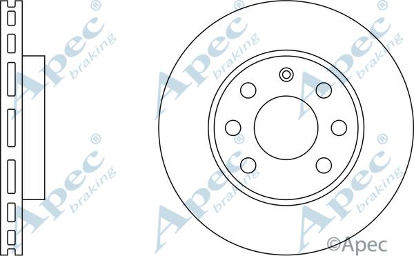 APEC DSK2059 - Disque de frein cwaw.fr