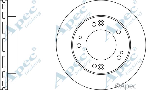 APEC DSK2054 - Disque de frein cwaw.fr