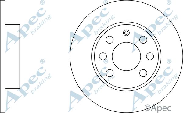 APEC DSK2056 - Disque de frein cwaw.fr