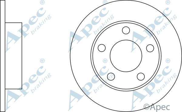 APEC DSK2052 - Disque de frein cwaw.fr