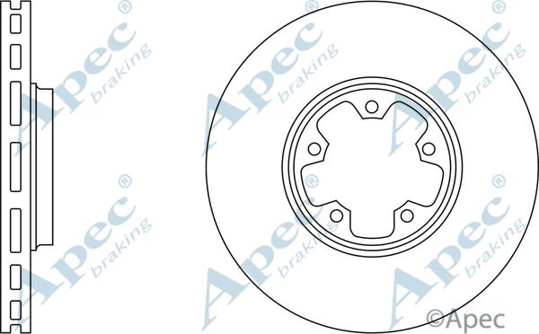 APEC DSK2057 - Disque de frein cwaw.fr