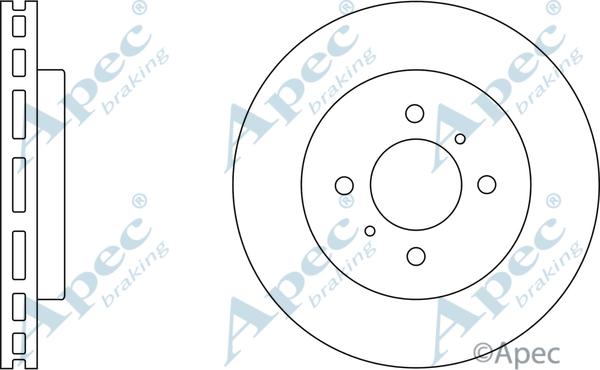 APEC DSK2064 - Disque de frein cwaw.fr