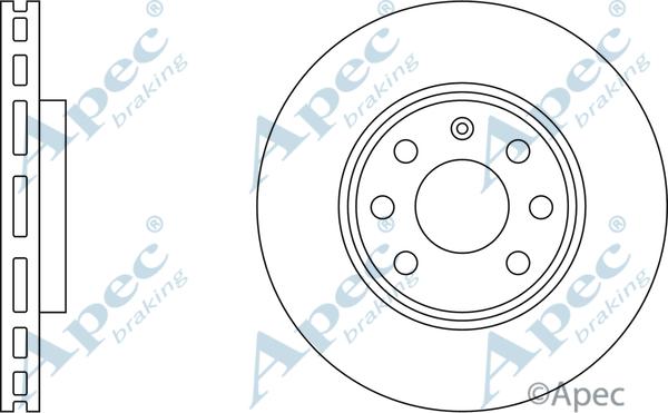 APEC DSK2068 - Disque de frein cwaw.fr