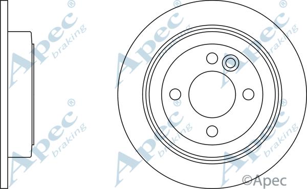 APEC DSK2063 - Disque de frein cwaw.fr