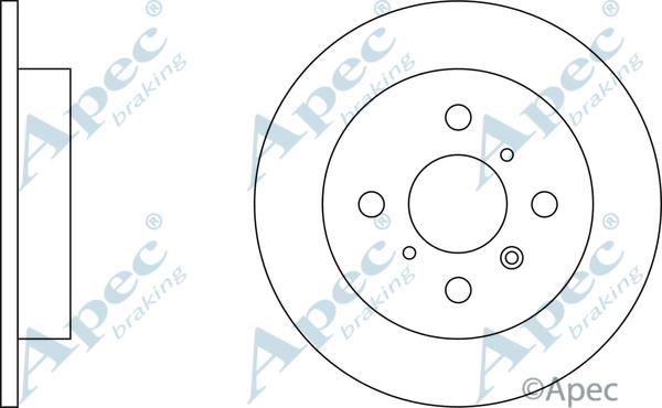 APEC DSK2062 - Disque de frein cwaw.fr