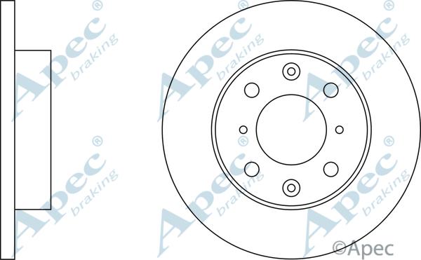 APEC DSK200 - Disque de frein cwaw.fr