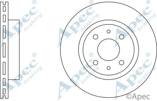 APEC DSK201 - Disque de frein cwaw.fr