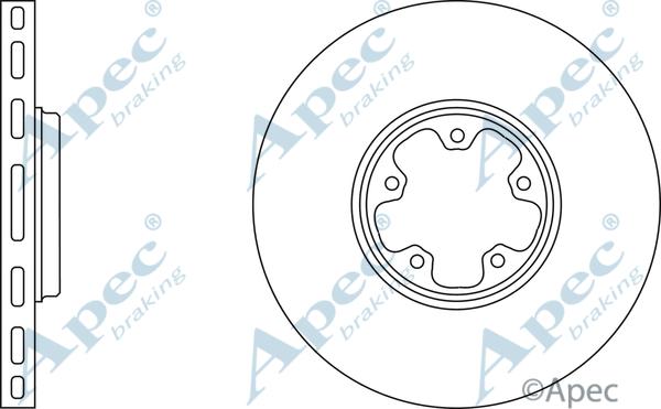 APEC DSK2035 - Disque de frein cwaw.fr