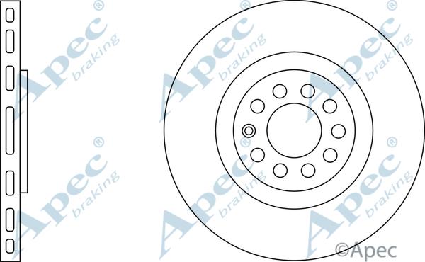 APEC DSK2031 - Disque de frein cwaw.fr