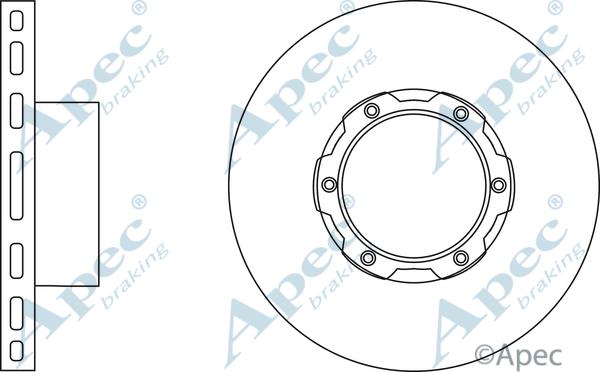 APEC DSK2033 - Disque de frein cwaw.fr