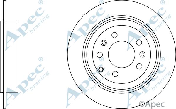 APEC DSK2029 - Disque de frein cwaw.fr