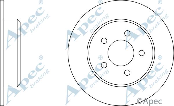 APEC DSK2079 - Disque de frein cwaw.fr