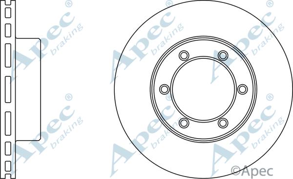 APEC DSK2074 - Disque de frein cwaw.fr