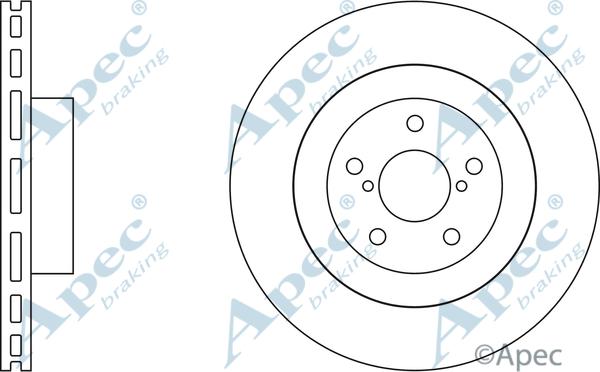 APEC DSK2072 - Disque de frein cwaw.fr